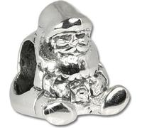 CarloBiagi Charm Bead Père Noël 925 Véritable élément de bijouterie en argent D2BBS319