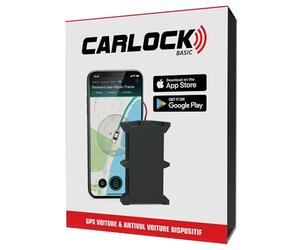 Carlock Basic Traceur GPS. Alarme & Antivol Voiture. Trace Votre Voiture en Temps Réel et Vous Avertit Immédiatement en Cas de Vibration ou de Mouvement Suspect. Connecté