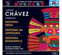Carlos Chávez : Symphonies n° 1 (Sinfonia India) & n° 2 (Sinfonia de Antigona) & n° 4 (Sinfonia Romantica)