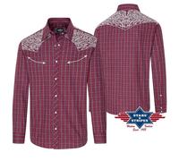 CARLOS chemise Stars and Stripes western country Homme
