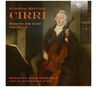 Carlos Montesinos – Giovanni Battista Cirri : Sonates et duos pour violoncelle – CD – Edel