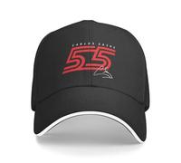 Carlos Sainz 55 Casquette de baseball Formule Racing Rock Dropshipping Hip Hop Chapeaux d'été décontractés personnalisés, T-484611, Taille unique