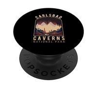 Carlsbad Caverns Chemise Mexique Parc National Vêtements Carlsbad PopSockets PopGrip Adhésif