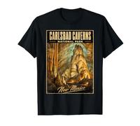 Carlsbad Caverns National Park, Nouveau-Mexique T-Shirt Graphique avec Valeur