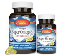 Carlson Labs - Gemmes superbes3 de Omega- dans la gélatine mg 500 de poissons. - 130Gélules