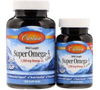 Carlson Labs Wild Caught Super Omega-3 Gems ® - 100 + 30 Capsules