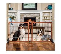 Carlson Pet Products Studio de Design Autonome Wood Pet Gate, Extra Tall/Extra Large