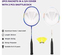 Carlton Kids' Midi Badminton Sets Blanc/Bleu Taille unique Unisex