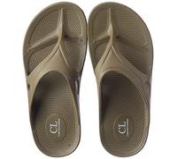 Carlton London Pantoufles légères pour femme douces et confortables pour un usage quotidien, Beige, 6 UK