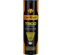 Carlton T800 Shuttlecocks 6 Pack Jaune Taille unique Unisex