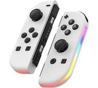 CarlyleMofan01 Manette pour Switch Sans Fil Bluetooth Contrôleurs Gamepad (Contrôleur non Officiel) - Blanc