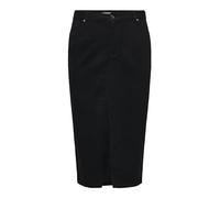 CARMAKOMA Carsiri Front Slit Skirt DNM Gua Noos Jupe midi, Bleu Jeans Clair, 54 Femmes