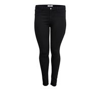 CARMAKOMA Carthunder Jean Skinny pour Femme, Coupe ajustée, Push-up, Coupe Skinny, Noir 1, 50W / 30L