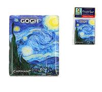 CARMANI,Aimants décoratifs pour réfrigérateur, tableau blanc, tableau d'affichage, aimants artistiques pour les amateurs d'art inspirés de Vincent Van Gogh, peintures de la nuit étoilée 4.5x7 cm