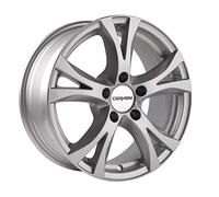 Carmani Ca90716 K35ks Boulon Cercle 5.00 X 120 Offset 35 hub centrage 72.60 Motif 9 des défis, cristal Argent