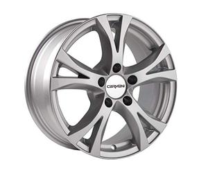 Carmani Ca97517 K35ks Boulon Cercle 5.00 X 120 Offset 35 hub centrage 72.60 Motif 9 des défis, cristal Argent