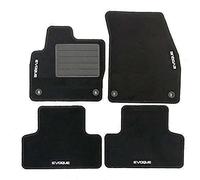 Carmats compatible avec les tapis de sol Evoque 2011 (L258) en moquette, 4 attaches de fixation, 4 broderies