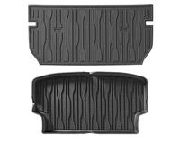 Carmats Tapis Auto pour BYD pour Dolphin pour Mini pour Seagulls EV pour Surf 2023-2025 Tapis Sol Voiture TPE 3D Noir LHD RHD Tous Temps(23-25 Trunk Mats)