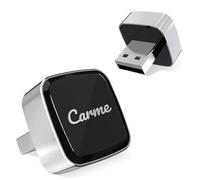 CarMe Ultra Mini 2 en 1 CarPlay Wireless Adapter & Android Auto Wireless Adapter Convertit Filaire CarPlay & Android Auto en Sans Fil, Easy Plug & Play pour iOS 10+/Android 11+ (Argent)