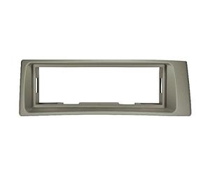 Carmedio Façade d'autoradio 1-DIN pour Renault Megane Scenic, Gris