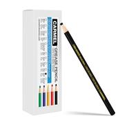 Carmel Lot de 12 feutres de porcelaine pour marquage des surfaces lisses, y compris plastique, métal, céramique et pierre polie Noir