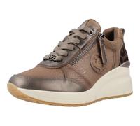Carmela - Baskets Femme Bronze - Chaussures Confortables et polyvalentes - Mode décontractée - Modèle 16252103 (Taille41)