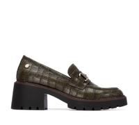 Carmela - Mocassins Femme Khaki - Chaussures Confortables et polyvalentes - Mode décontractée - Modèle 16256603 (Taille39)