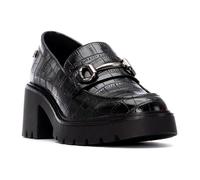 Carmela - Mocassins Femme Noir - Chaussures Confortables et polyvalentes - Mode décontractée - Modèle 16256601 (Taille39)