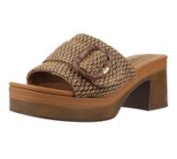Carmela Sandales confortables et polyvalentes pour femme. Mode décontractée, Camel, 39 EU