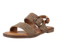 Carmela Sandales confortables et polyvalentes pour femme. Mode décontractée, Camel, 40 EU