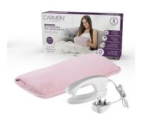 Carmen Bouillotte rechargeable, housse en polaire douce au toucher, chauffe-mains, contrôle automatique de la température, 36 x 19 cm, rose