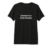 Carmen est Un Punk Rocker T-Shirt Haut de Gamme