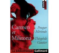 Carmen - Militona - Prosper Mérimée - Gallimard - broché - Essai