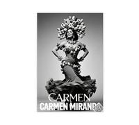 Carmen Miranda Poster sur toile de danse du carnaval brésilien pour chambre à coucher, bureau, chambre, cadeau 50 x 75 cm, sans cadre, style 7