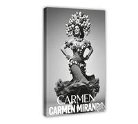 Carmen Miranda Poster sur toile de danse du carnaval brésilien pour décoration de chambre à coucher, bureau, chambre, cadeau 40 x 60 cm, style 7
