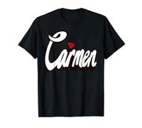 Carmen Nom personnalisé Carmen pour filles et femmes T-Shirt