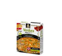 Carmencita Kit de paella végétale pour 2 paquets de 256 g - Le kit contient le sachet avec le stock de légumes déshydratés, y compris les épices et le safran
