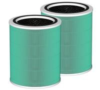 Carmerny Core 400S Lot de 2 filtres HEPA de rechange pour absorbeur de toxines compatible avec le purificateur d'air intelligent LEVOIT Core 400S WiFi Smart et Core 400S-RF-PA (LRF-C401-YUS), vert