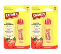 CARMEX Baume à Lèvres Fraise 2x10 g