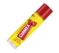 Carmex Baume à lèvres fraise | Apaise et répare les lèvres sèches et craquelées | Formule de soin des lèvres d'hiver intensément hydratante (4,25 g)