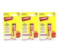 CARMEX Baume à lèvres la grenade SPF15 3x4,25 g