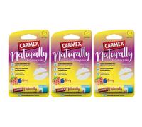 CARMEX Baume à lèvres Naturel Berry Rouge(S) À Lèvres 3x4,25 g