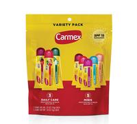 Carmex Daily Care and Daily Care MINIS HYDUTRIZINE LIP BALM PACK SPF 15 Multi-Flarf Lip Care Variety Pack Pack 8 Count (3 tubes 5 Mini Tubes)