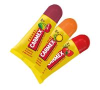 Carmex Lot de 3 mini baumes à lèvres SPF 15 (cerise, fraise et ananas) - 5 g