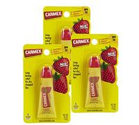 Carmex Lot de 3 tubes de fraises SPF15 10 g