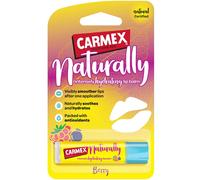 Carmex Naturellement Intensément Hydratant Lèvre Baume Bâton Baie 4.25g