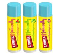Carmex Pastèque, baies et poires - Lot de 3 bâtonnets naturels
