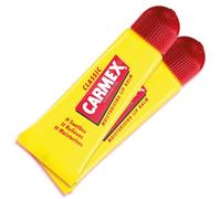 Carmex Tube de baume à lèvres hydratant classique | Apaise et répare les lèvres sèches et craquelées | Formule de soin des lèvres d'hiver intensément hydratante avec SPF 15 (10 g chacun - Lot de 2)