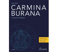 Carmina Burana: Cantiones profanae. soloists (STBar), mixed choir (SATB), children's choir and orchestra. Réduction pour piano.
