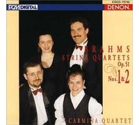 Carmina Quartet - Brahms:Quatuor à cordes 1&2